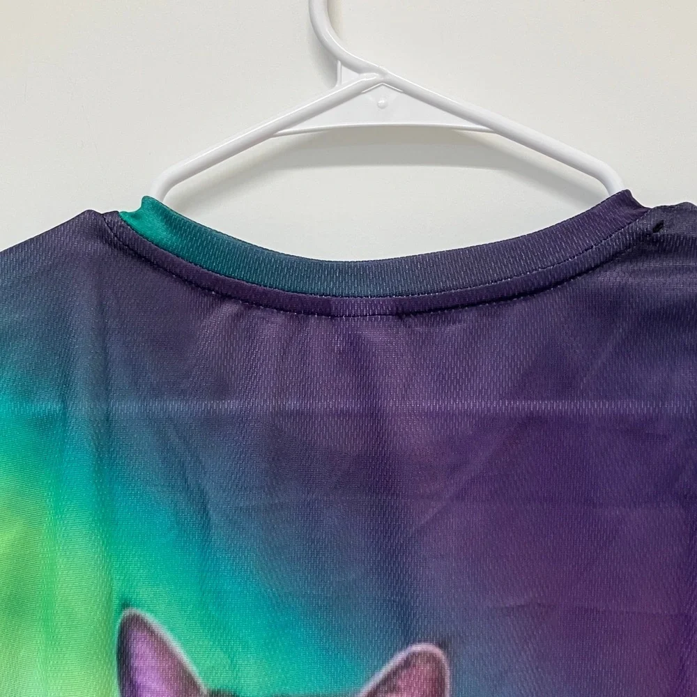 NWT Retro Space Cat T-shirt on Bike, Various Sizes